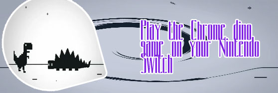 Playing chrome dinosaur game